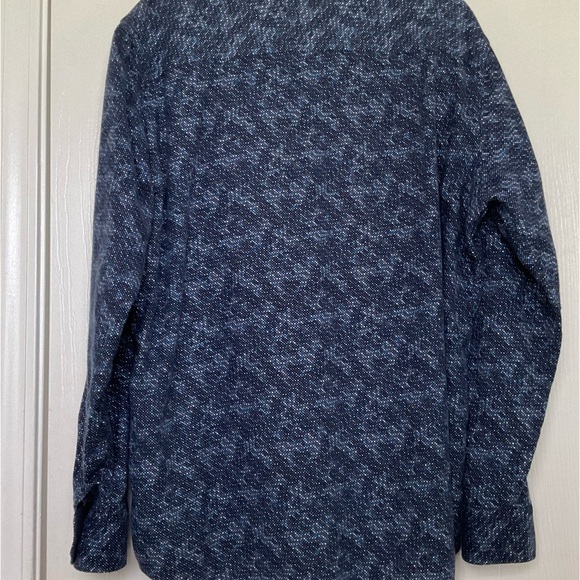 Johnston & Murphy Mens Button Down Long Sleeve Shirt L 100% Cotton Soft Twill - Picture 4 of 8